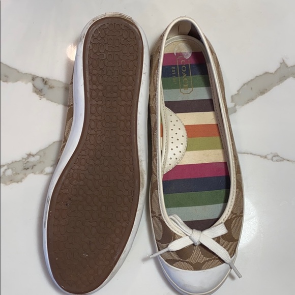 💯COACH MELISSA FLATS SNEAKERS - Picture 4 of 7